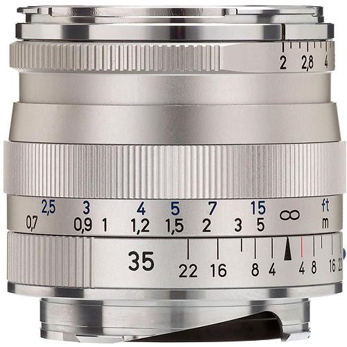 ZEISS Biogon T* 35mm f/2 ZM Lens (Silver)