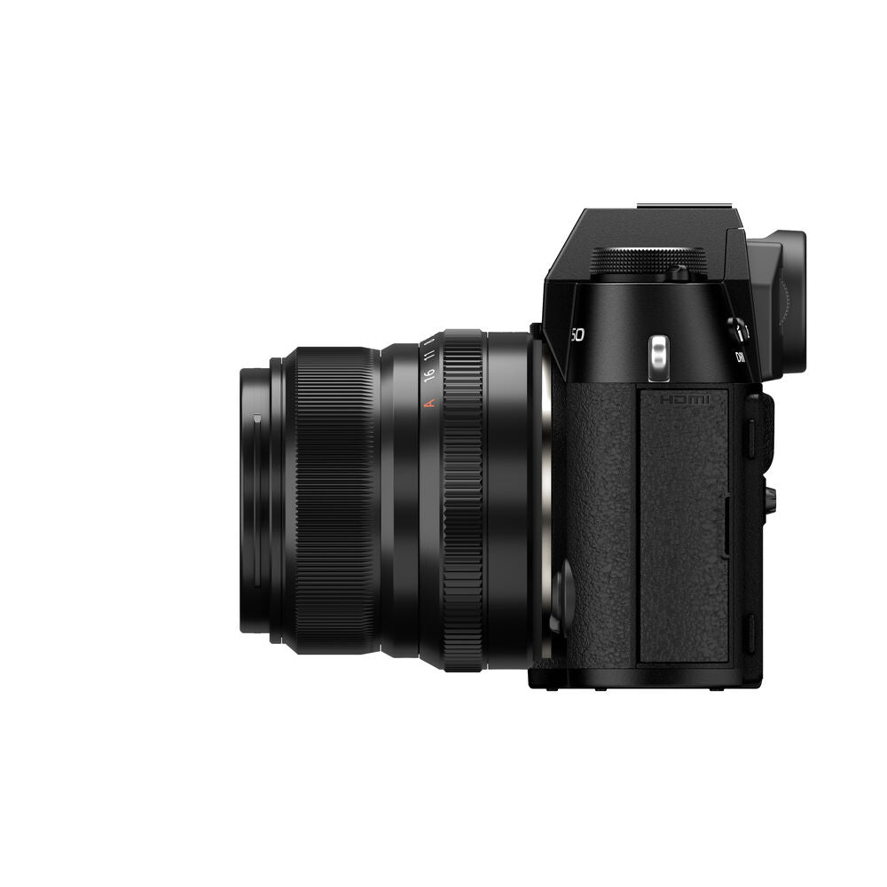 FUJIFILM X-T50 Mirrorless Camera with 15-45mm Lens (Black)