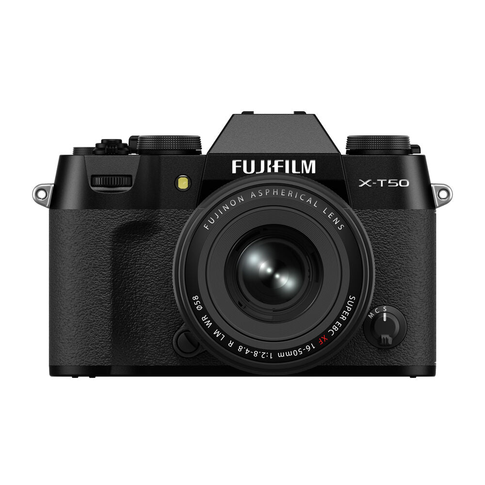 FUJIFILM X-T50 Mirrorless Camera with 16-50mm Lens (Black)