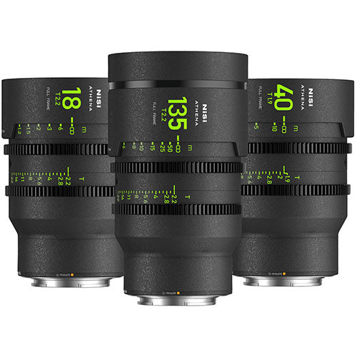 NiSi ATHENA PRIME T2.2/1.9 Full-Frame 3-Lens Add-On Kit (No Drop-In Filter)