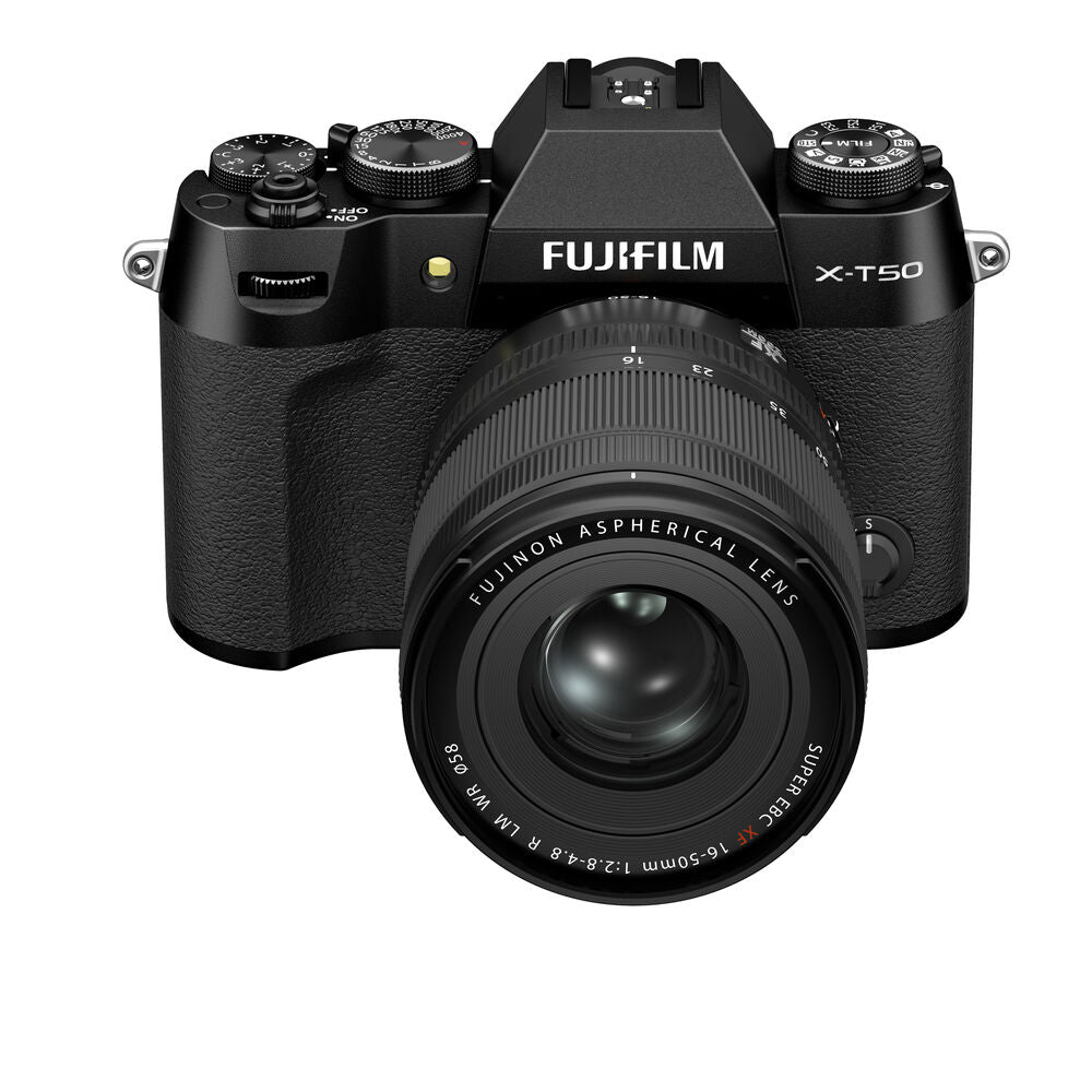 FUJIFILM X-T50 Mirrorless Camera with 16-50mm Lens (Black)