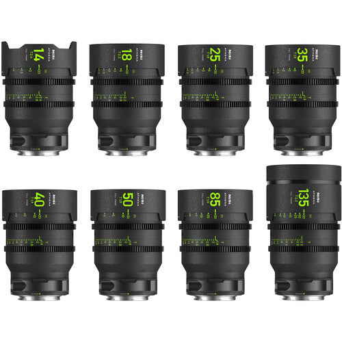 NiSi ATHENA PRIME T2.4/1.9 Full-Frame 8-Lens MASTER Kit